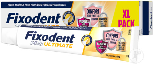 Fixodent Pro Ultimate Crème Adhésive Goût Neutre Tube 57g