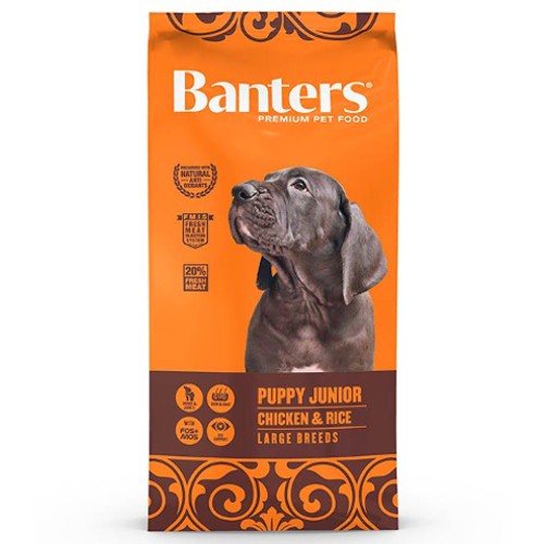 Ração para cães Banters Puppy Junior sabor Frango e Arroz
