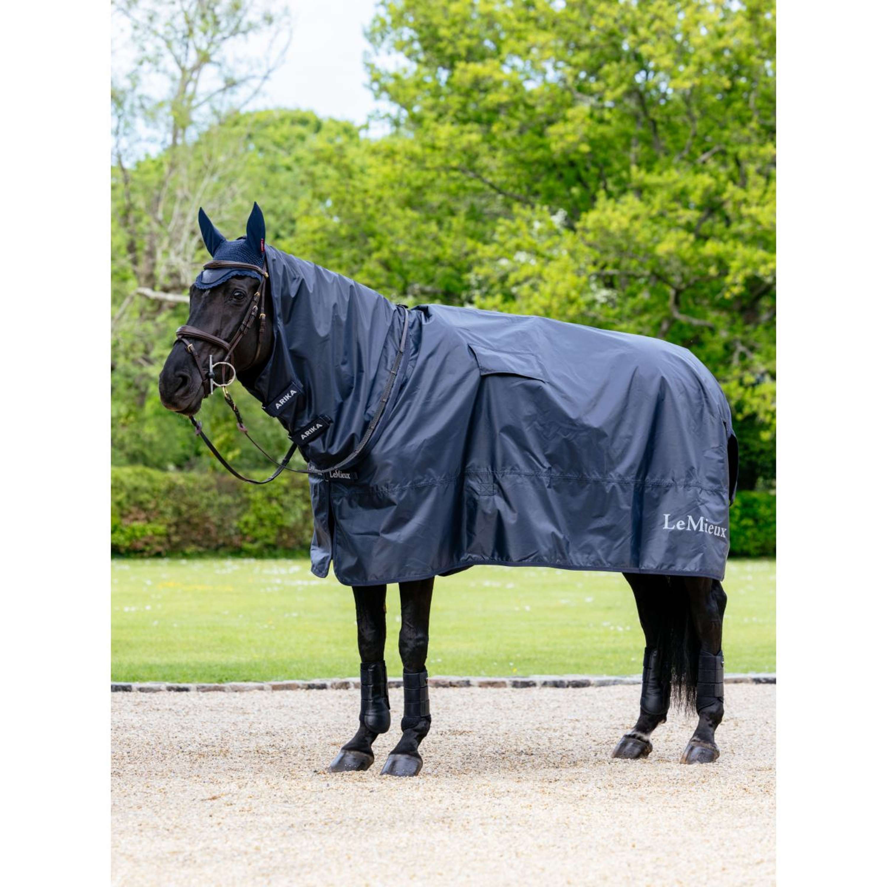 LeMieux Uitrijdeken Rain Navy