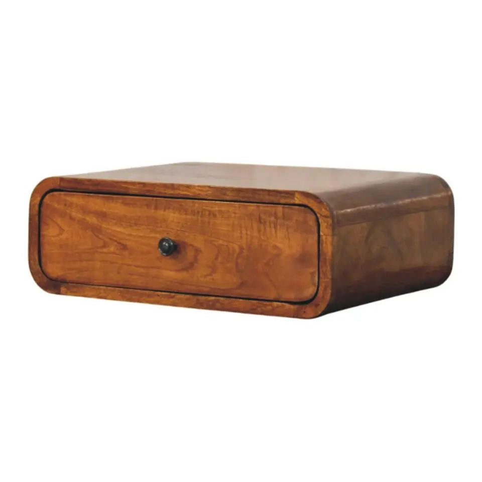 Artisan Furniture Solid hout Avora Wandkastje Honing Karamel met