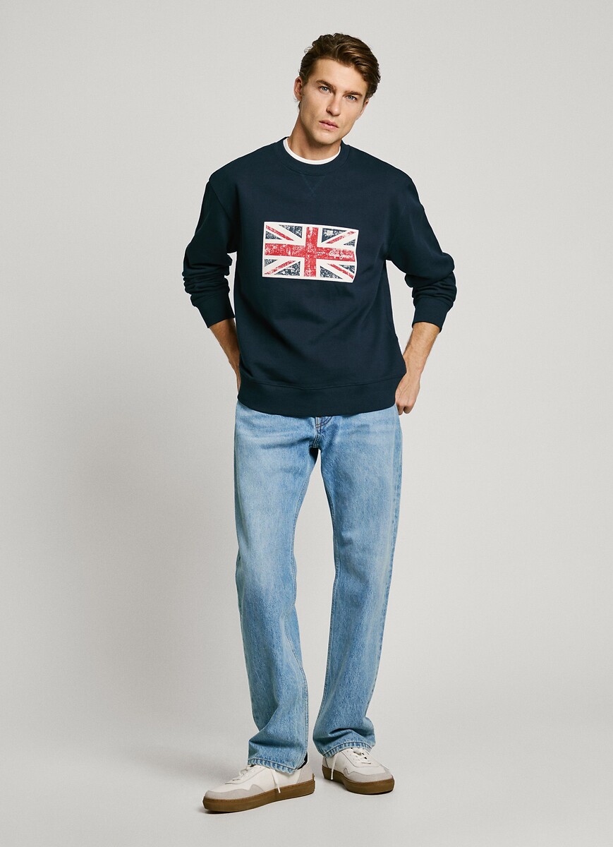 PEPE JEANS<br>Moletom Union com gola redonda