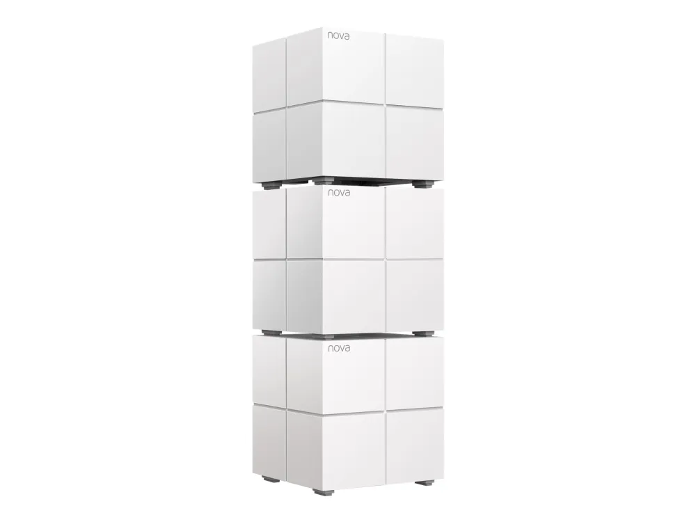 Tenda Nova MW6 - Wi-Fi-system - (3 routere) - op til 6000 sq.ft - mesh 1GbE - Wi-Fi 5 - Dual Band