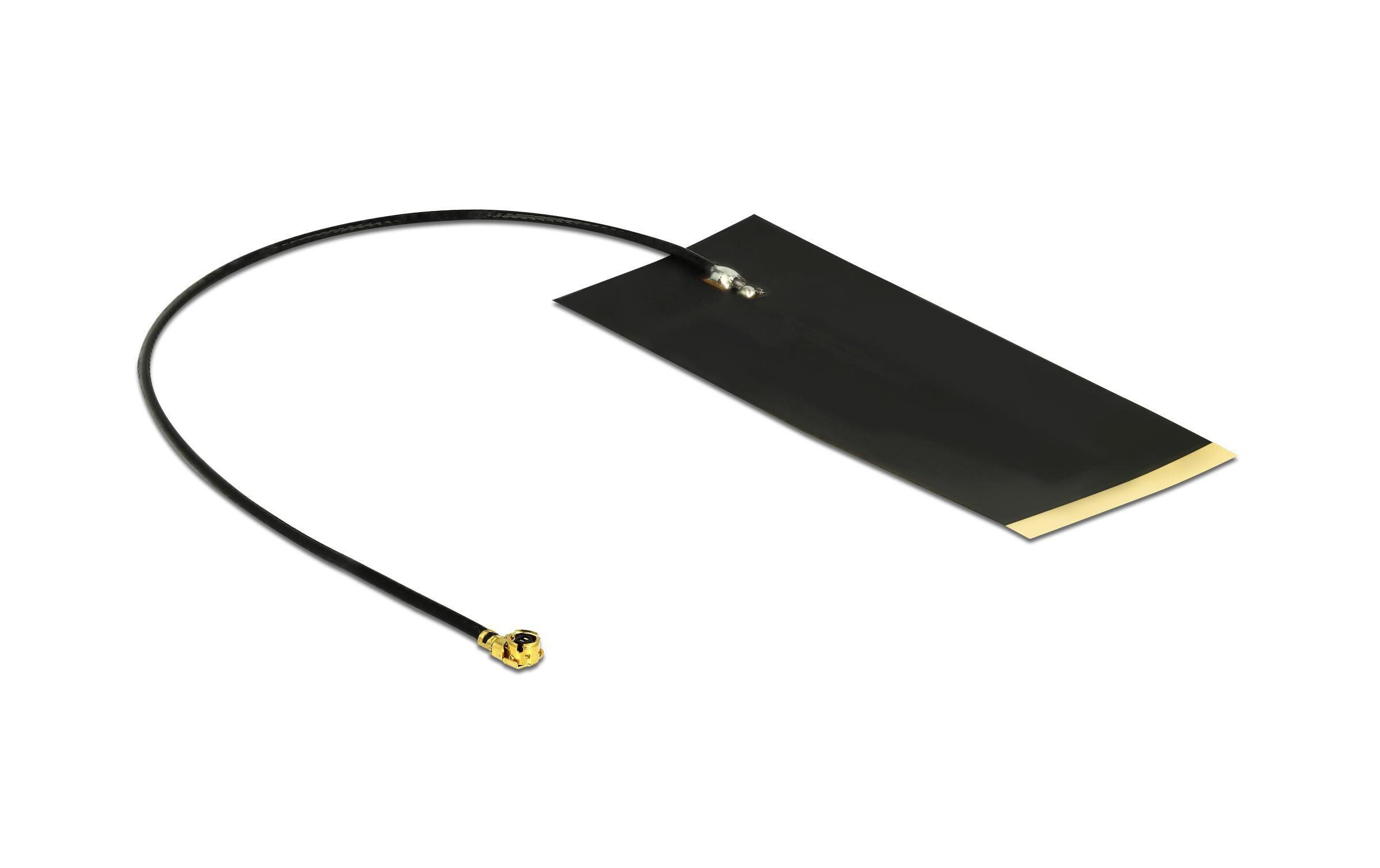 WLAN-Antenne MHF I MHF I 2.63 dBi RundstrahlDelock LPWAN Antenne MHF I Stecker - 2.63 dBi 1.13 15 cm FPC intern Klebemontage