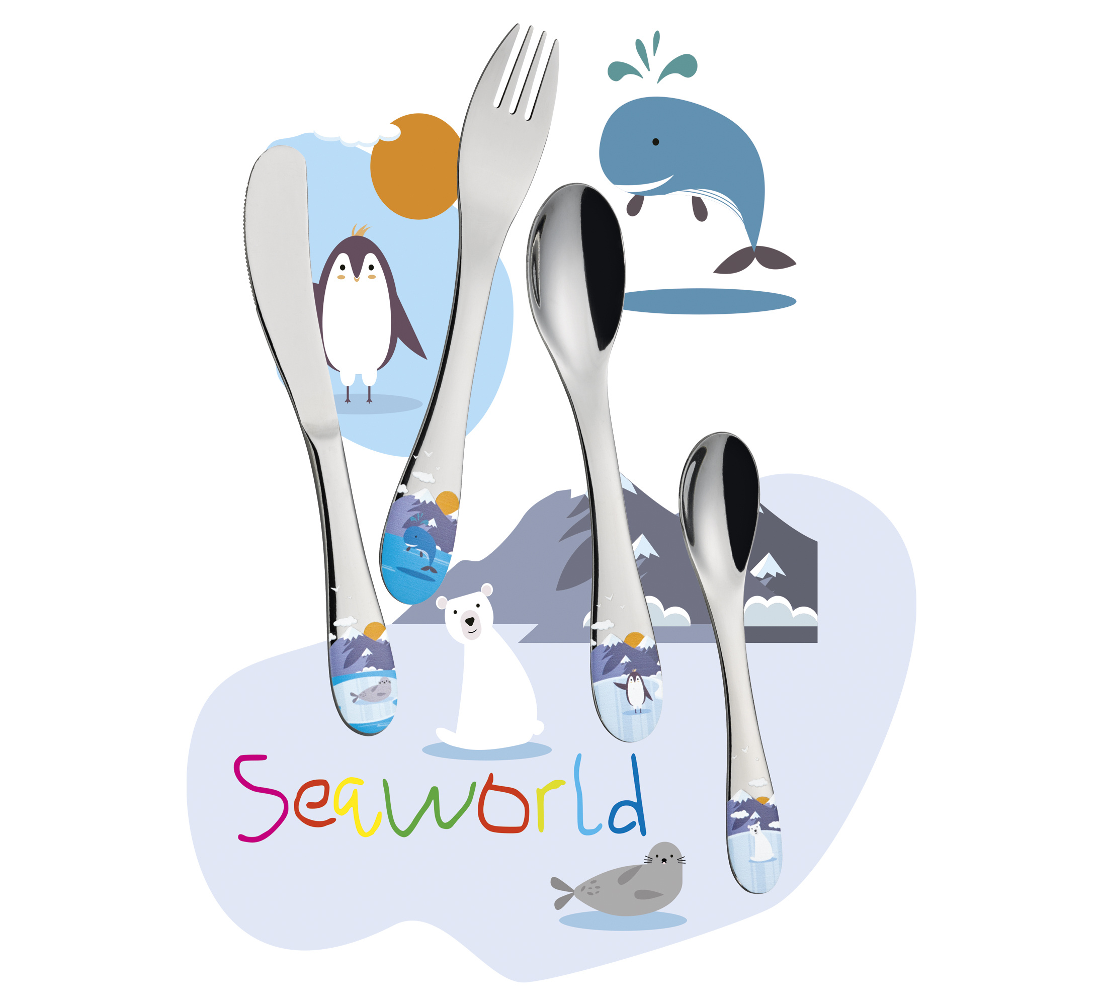 Kinderbesteck cilio SEAWORLD