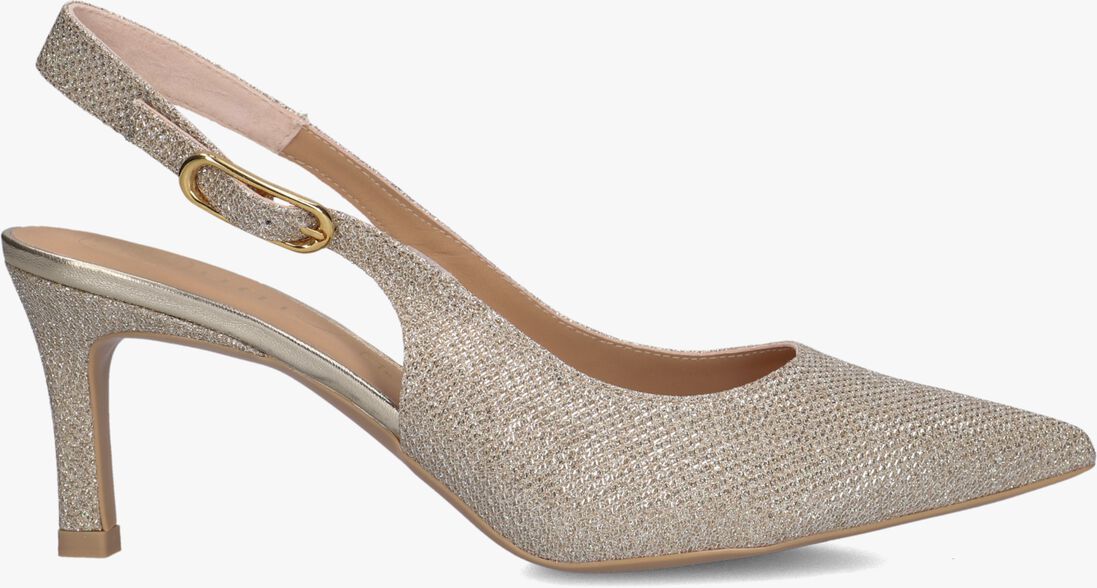 goudkleurig unisa slingbacks lanz