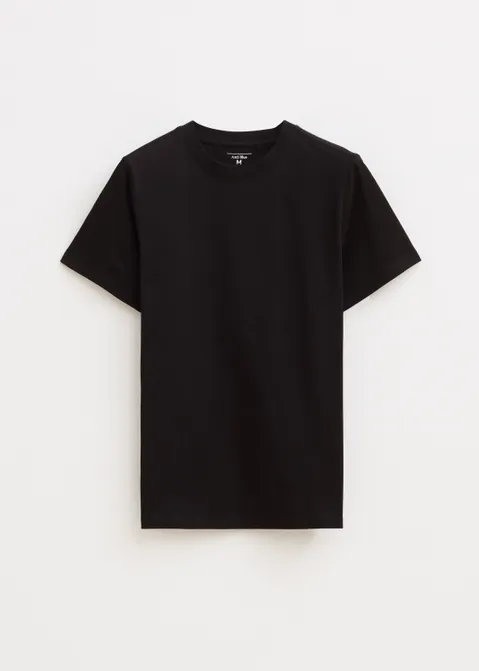 Essential organic t-shirt zwart (ZWART)