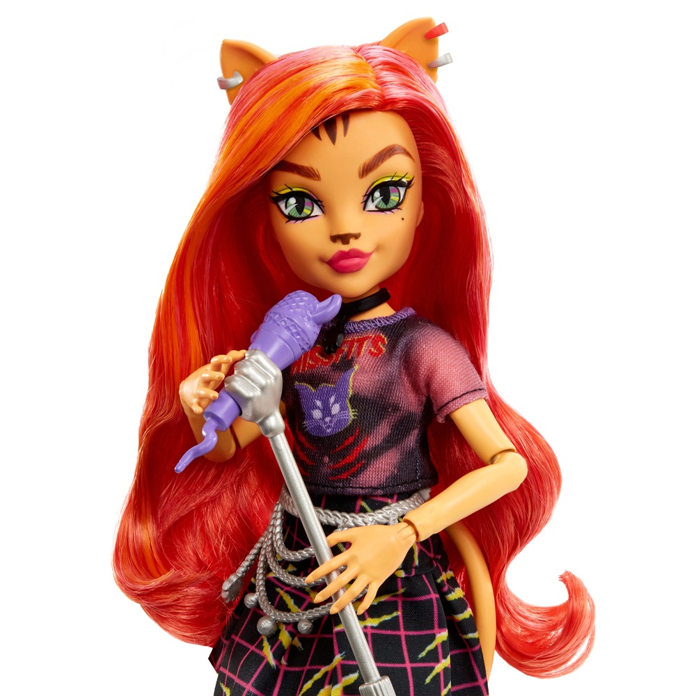 Monster High Toralei Stripe Puppe mit Haustier und Zubehör