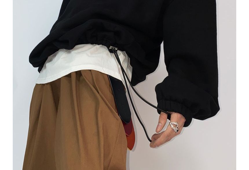 kooklay - Hoodie met lange mouwen en letters