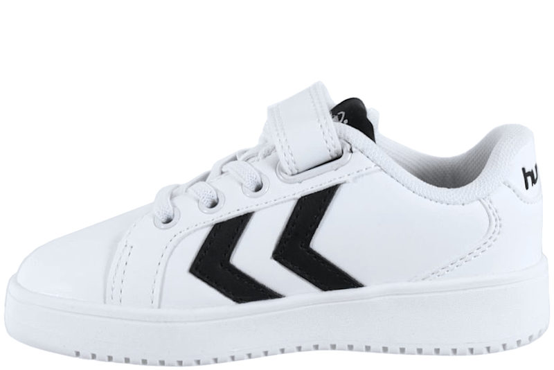 HUMMEL DERBY COURT JR SKO I HVIDT PU