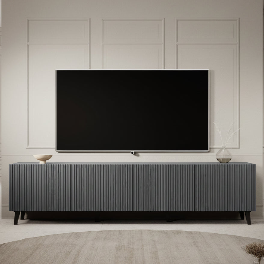 Vintar - TV-Meubel - Antraciet - 200 cm