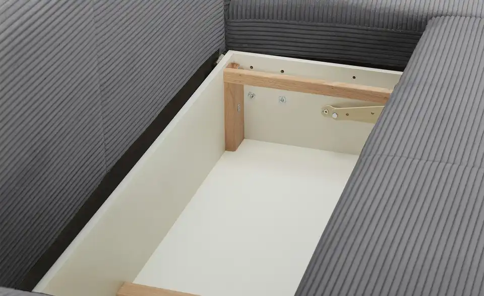 Ecksofa Bern Grau rechts