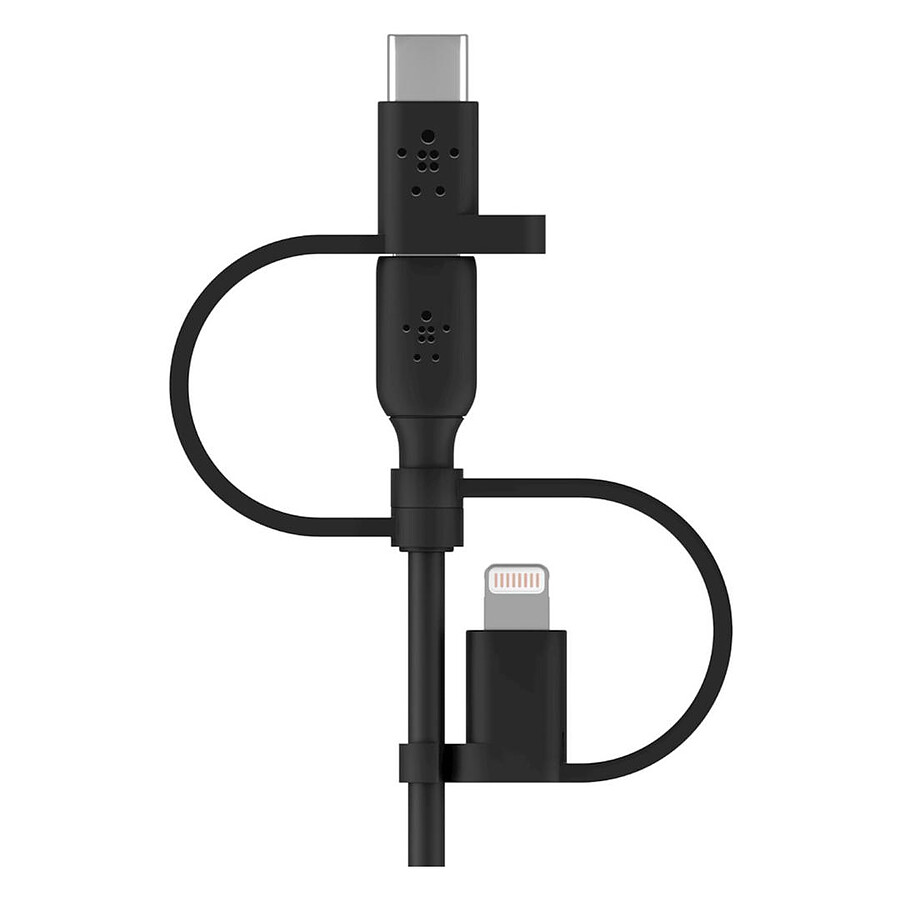 Belkin Câble USB-A vers USB-C, Lightning ou Micro-USB - 1m