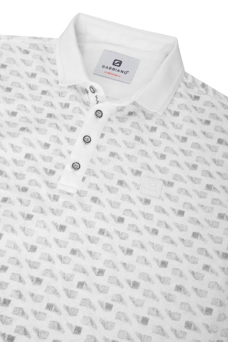 Gabbiano ecru heren polo