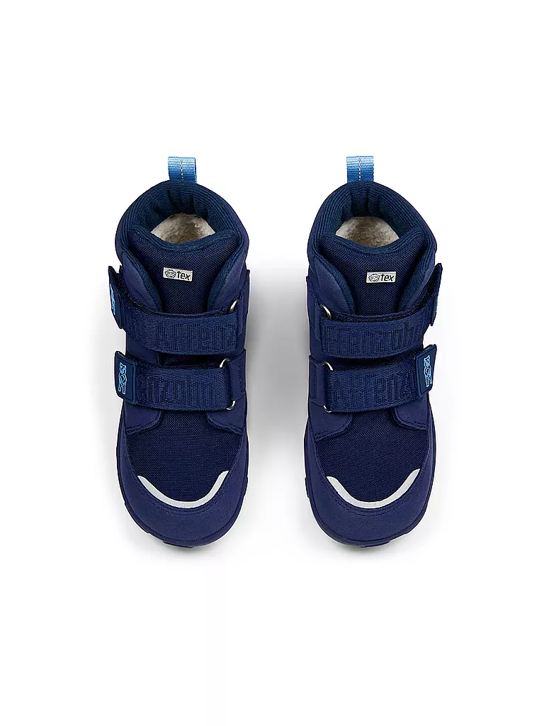 AFFENZAHN Kinder Winterstiefel VEGAN COMFY Bär dunkelblau