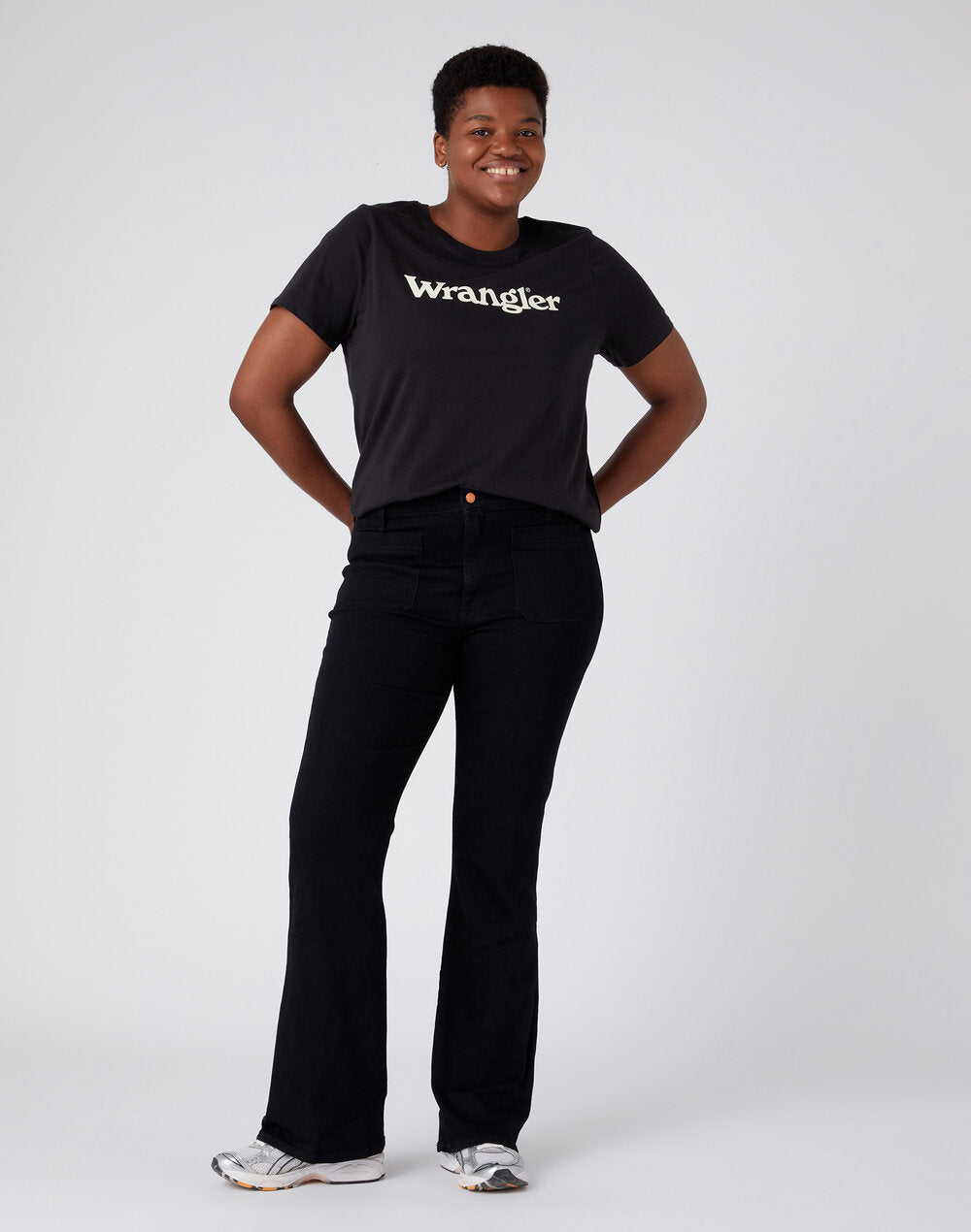 Wrangler  Flare Retro bootcut jeans - sort