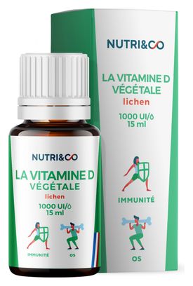 VITAMINE D3 VÉGÉTALE 1000 UI - ÉNERGIE ET IMMUNITÉ - 15 ML