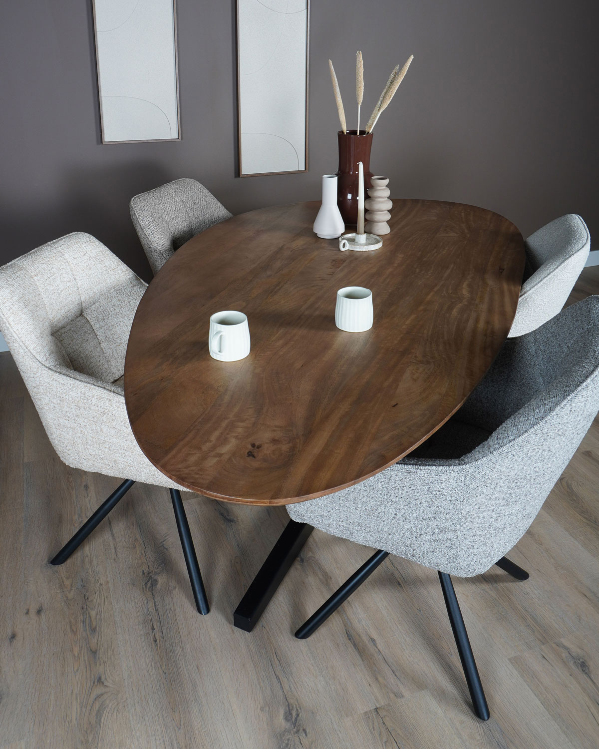 Eettafel Ray mangohout 220x100 cm
