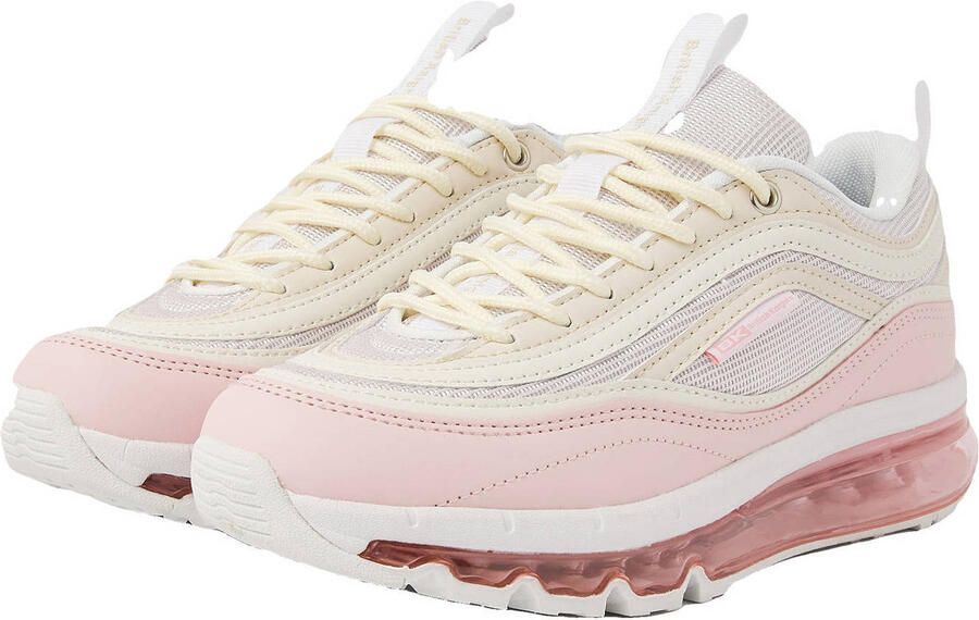 British Knights Zion Dames Sneakers Laag Roze Nude Wit Vrouwen Schoenen