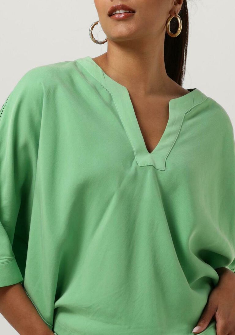 SUMMUM mint summum blouse top bat sleeves tencel