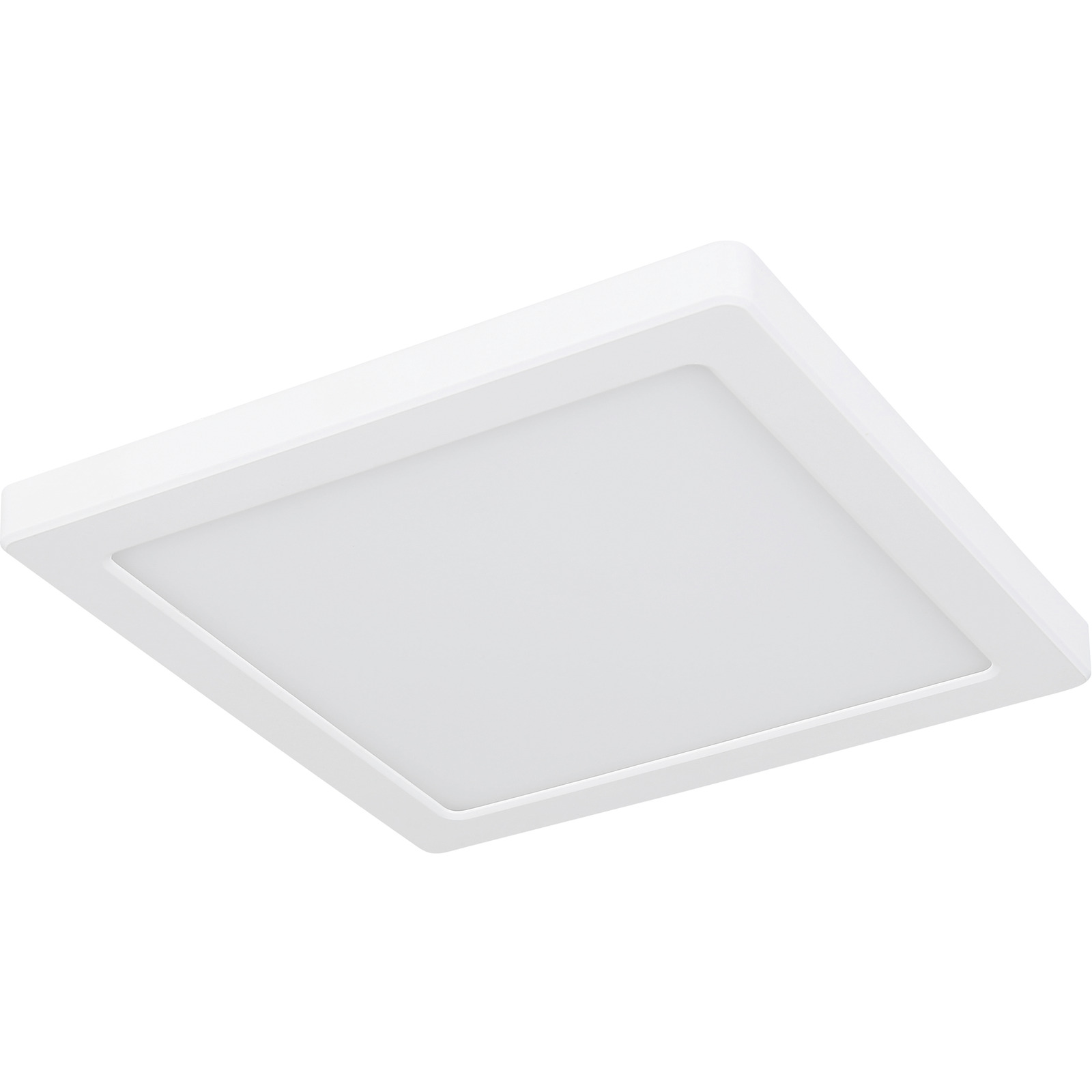 LED-Deckenleuchte Lasse eckig, weiss