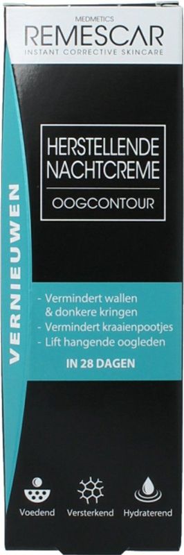 Remescar - Herstellende Oogcontour Nachtcrème - 50% Korting