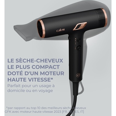 Sèche-cheveux Calor HY8310C0 Nano noir