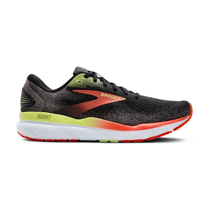 brooks ghost 16 1104181d 049 black mandarin red green