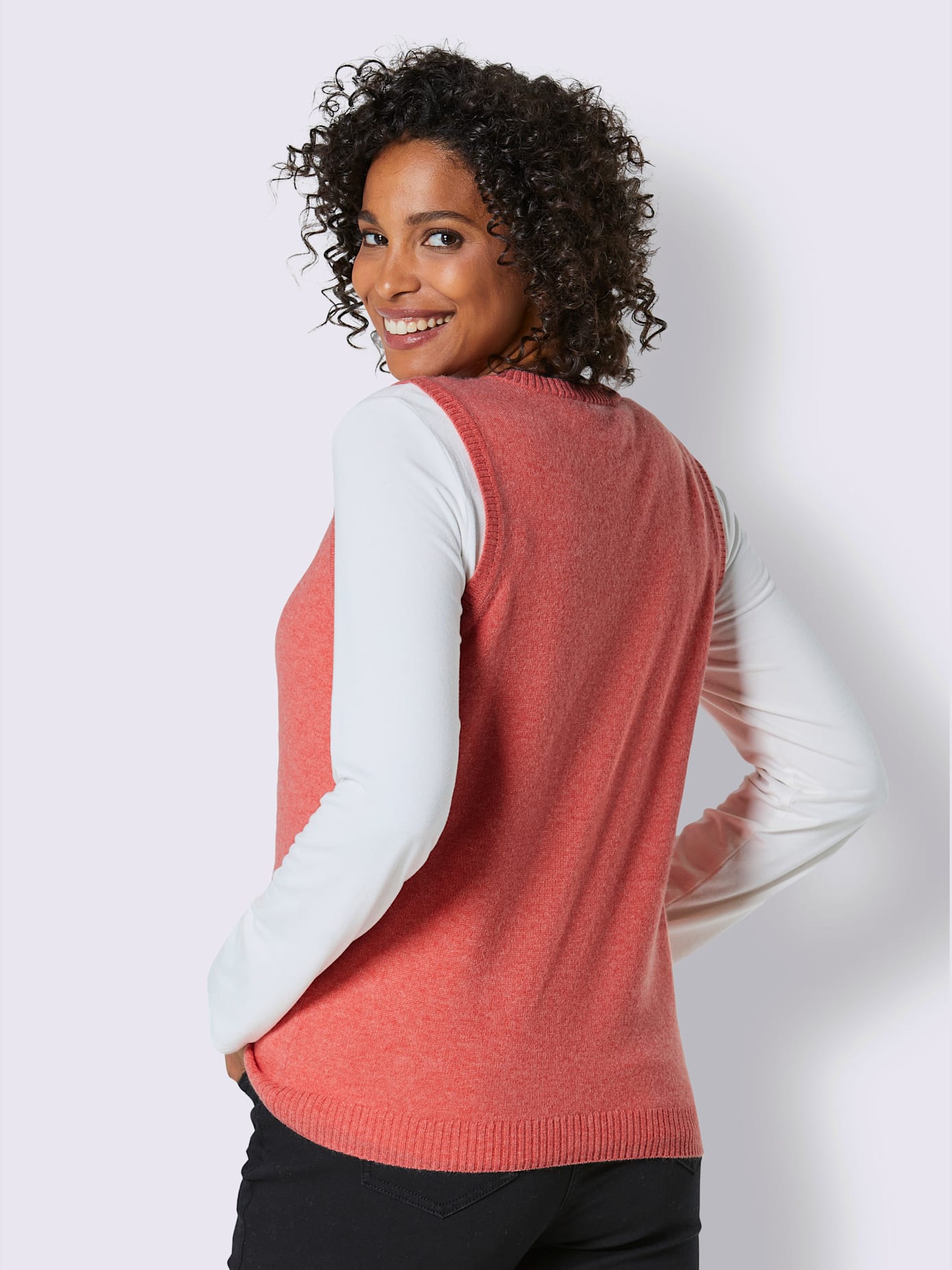Gilet tricot en cachemire pur cachemire