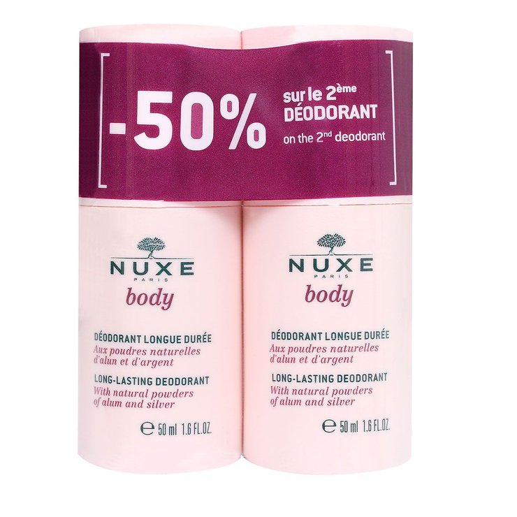 Body déodorant longue durée 2x50ml