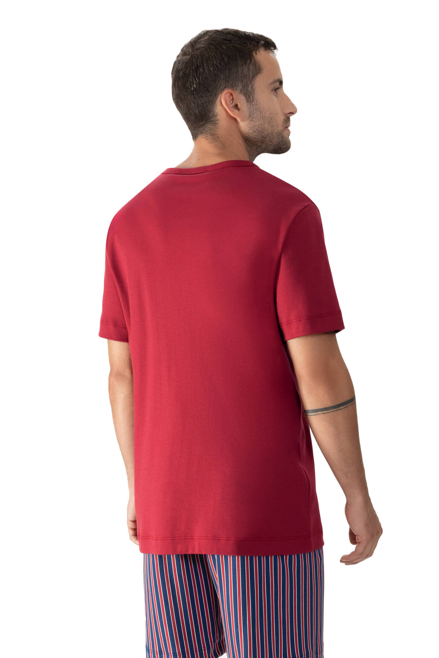 mey| Herren T-Shirt Serie Solid Night