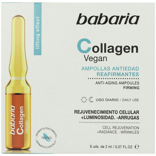 Babaria - Colageno Vegano Ampollas Reafirmante Intenso 5 X