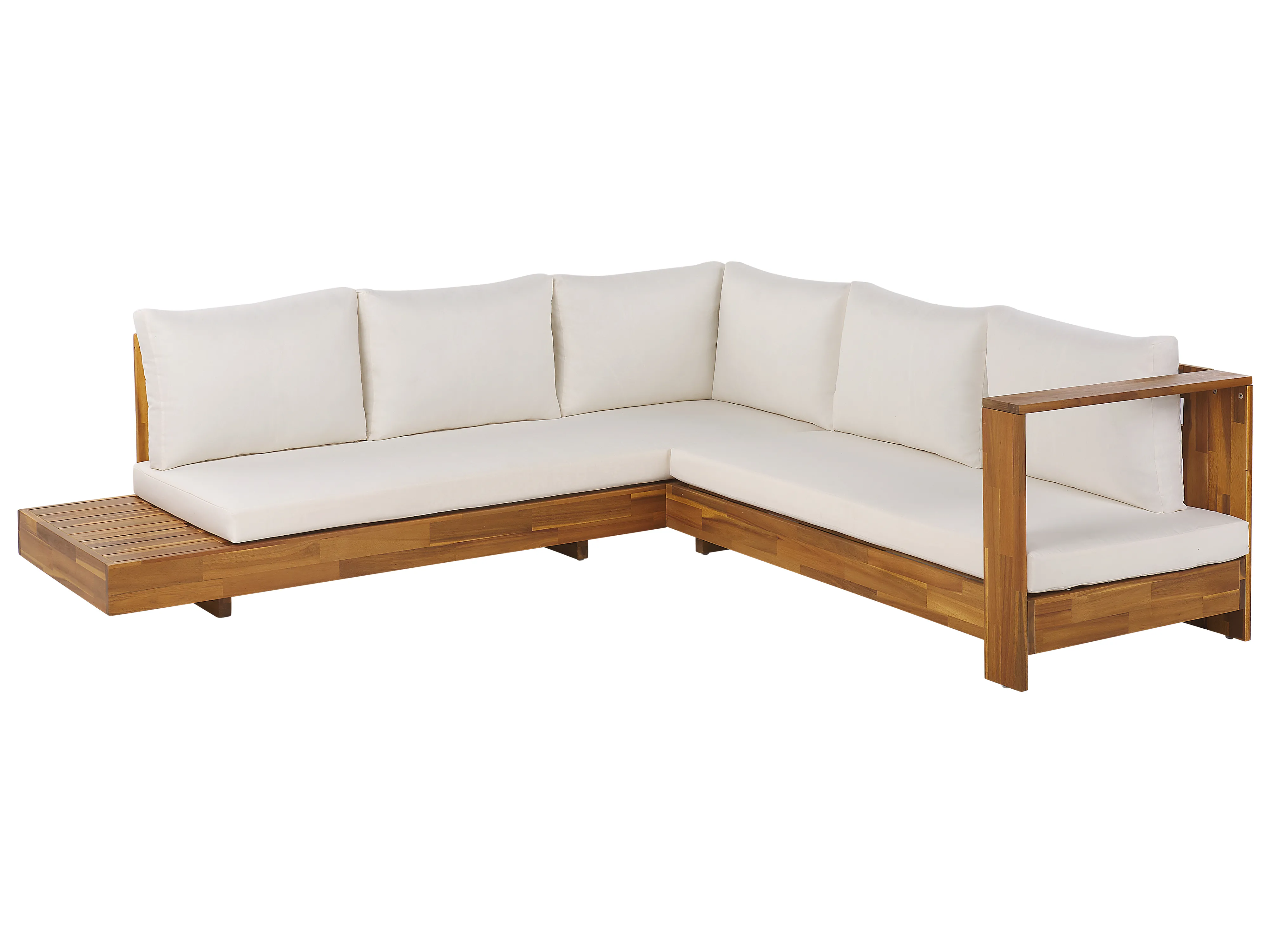 Tuin hoekloungeset met tafel 5-zits MARETTIMO linkszijdig Gecertificeerd acaciahout Bruin