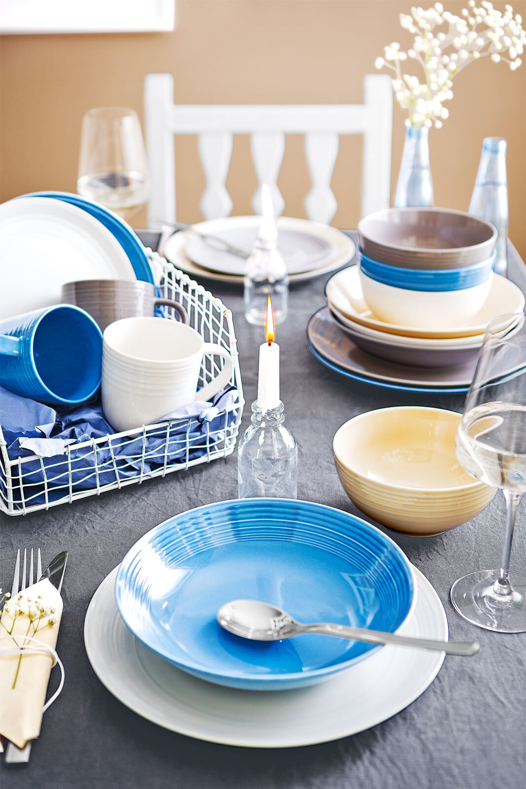 Ritzenhoff & Breker Suppenteller LEVI 6er Set blau