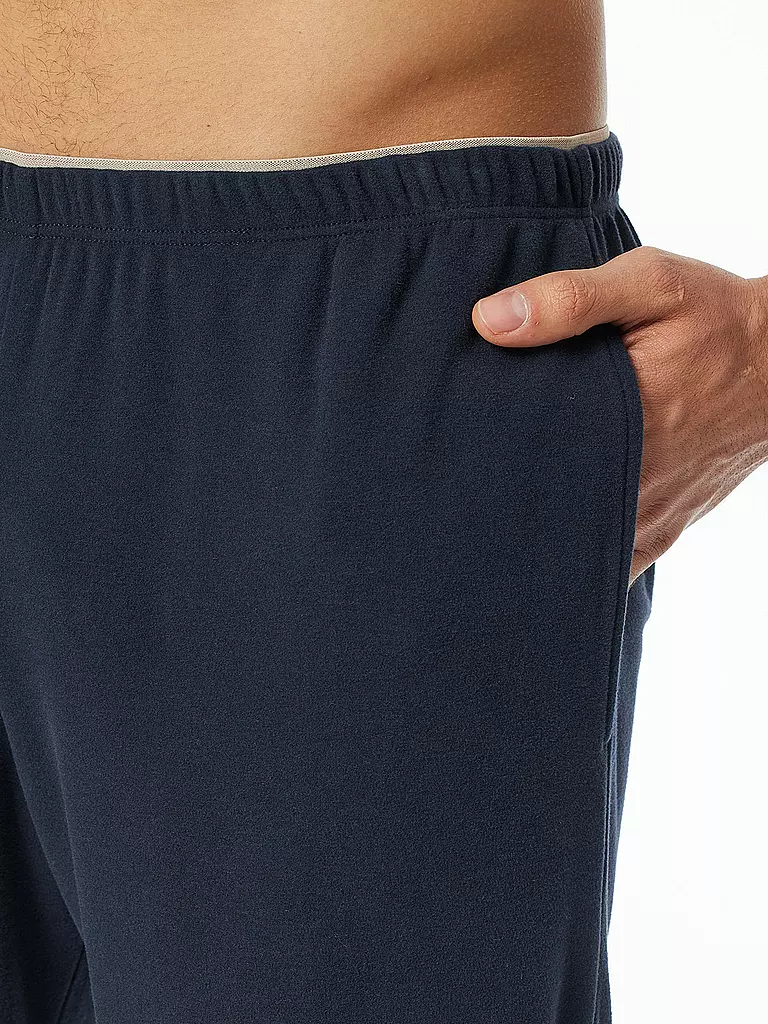 SCHIESSER Pyjama blau