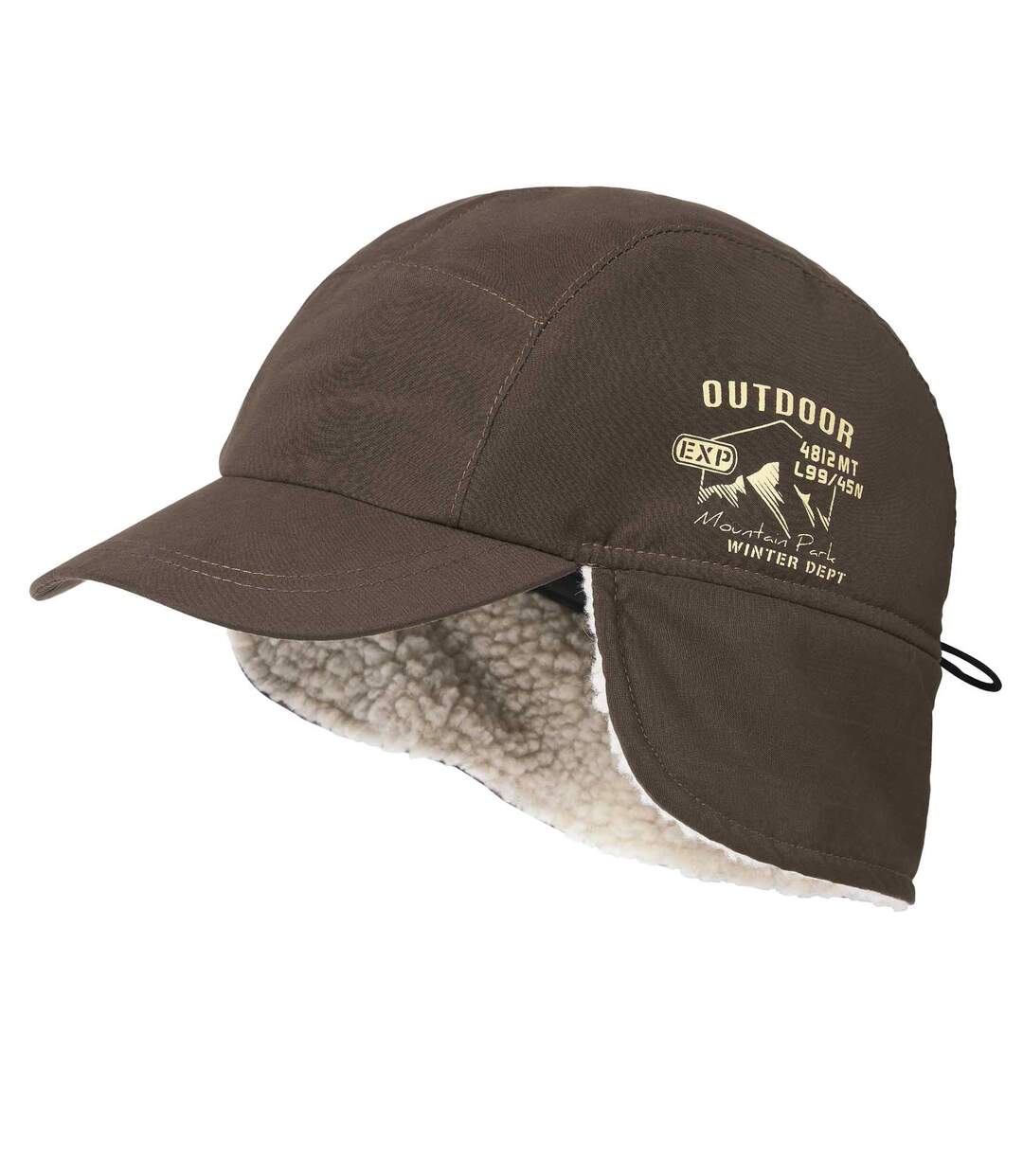 Casquette Cache-Oreilles Doublée Sherpa