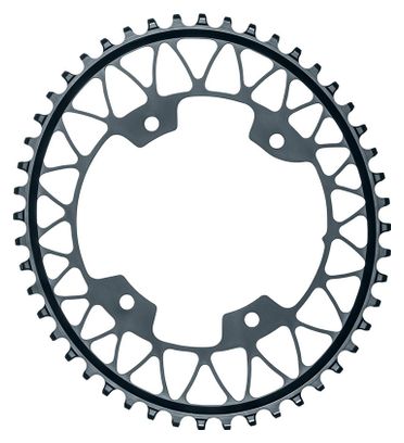 Plateau Ovale Narrow Wide AbsoluteBlack Gravel 110/4 BCD 12 V Gris