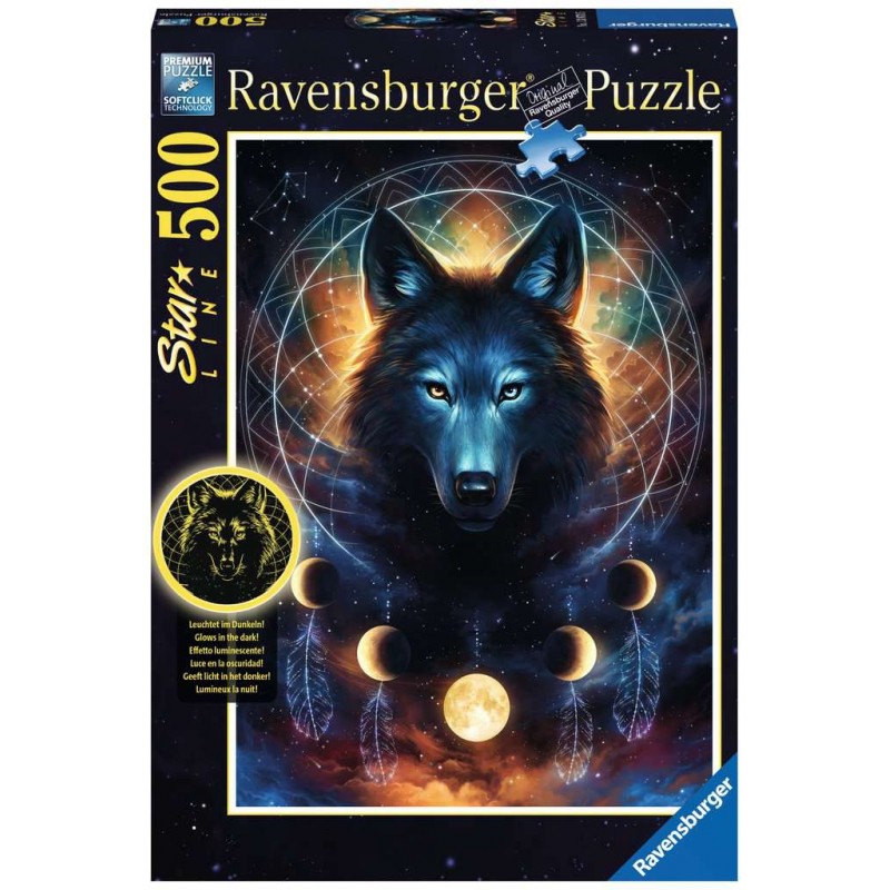 Puzzle 500 pièces - Starline - Loup Lumineux
