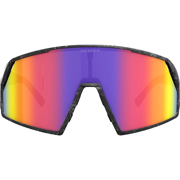 Lunette vélo SCOTT PRO SHIELD MARBLE BLACK/TEAL CHROME