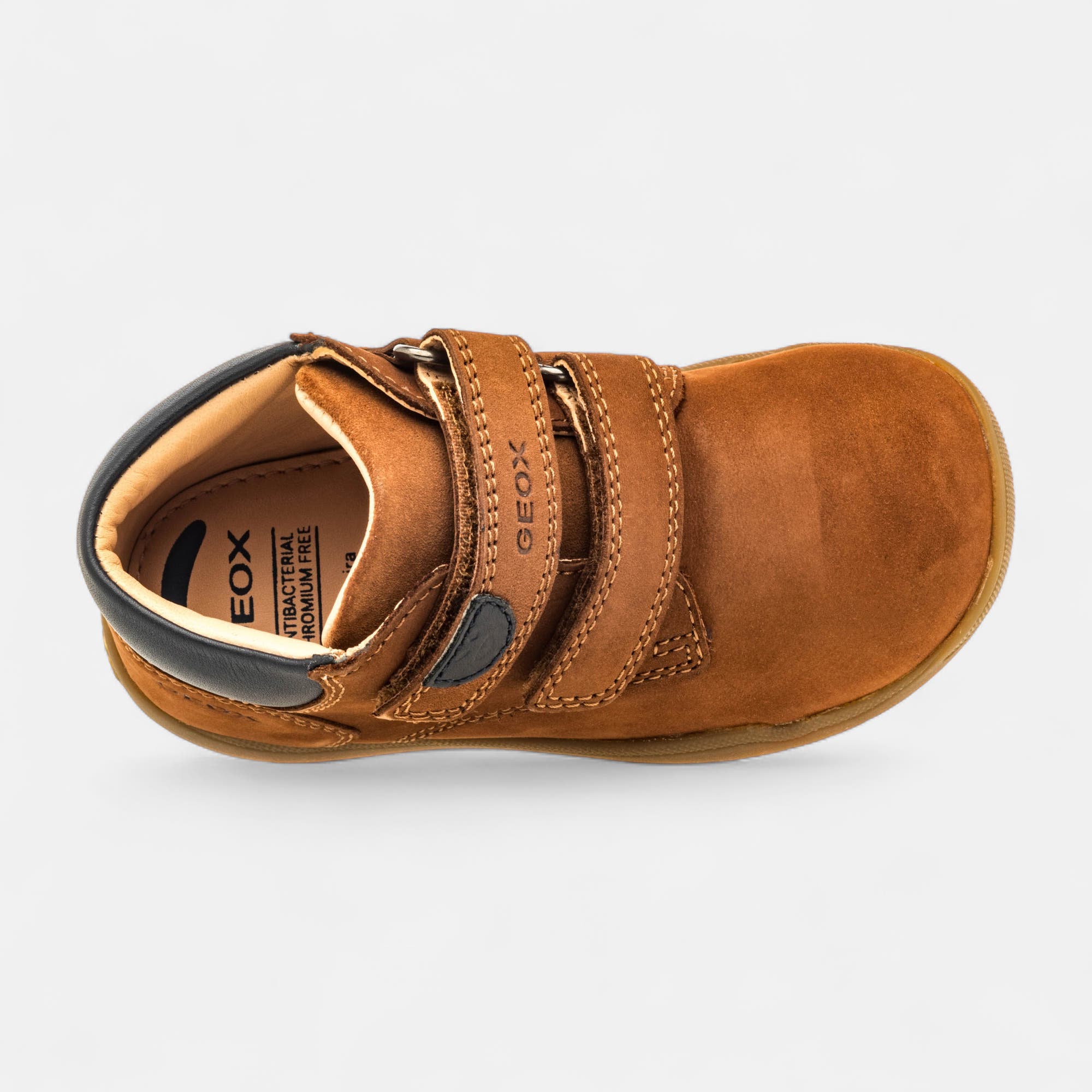 Boots Bébé garçon en cuir marron