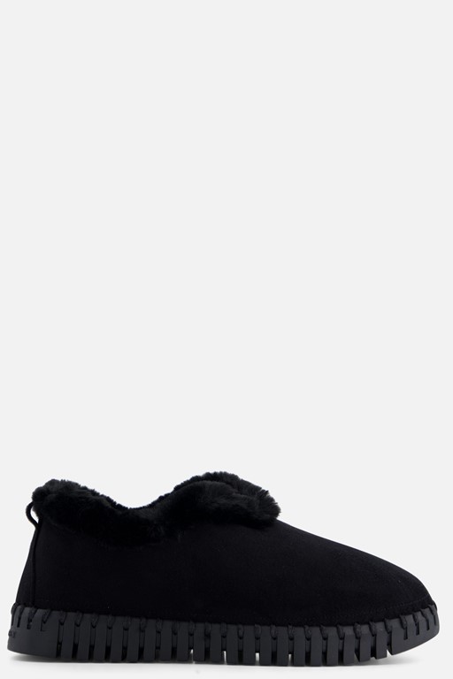 Ilse Jacobsen Pantoffels zwart Suede