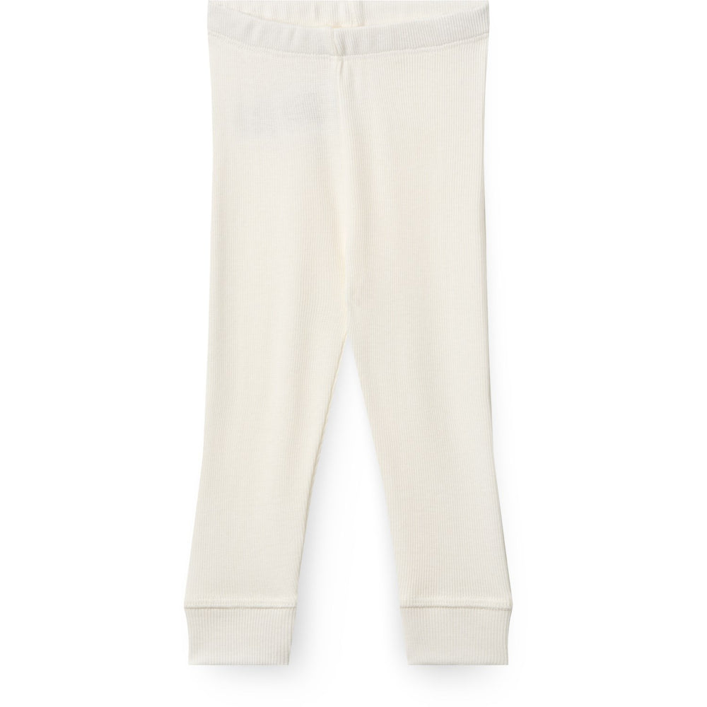Køb COPENHAGEN COLORS Cream Modal Rib Leggings