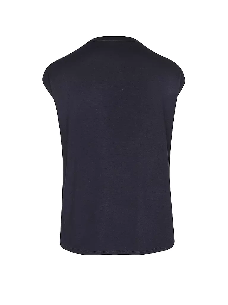 COMMA T-Shirt  dunkelblau