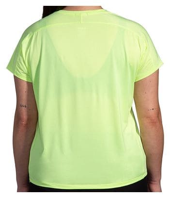 Maillot manches courtes Brooks Sprint Free Run 2.0 Jaune Femme