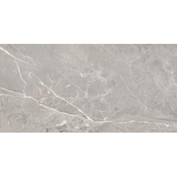 Wandtegel Lustro marmerlook 60 x 120 cm keramiek grijs 1,44 m²