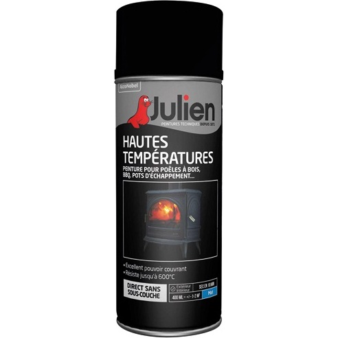 Peinture spéciale haute température Julien - Aérosol de 400 ml