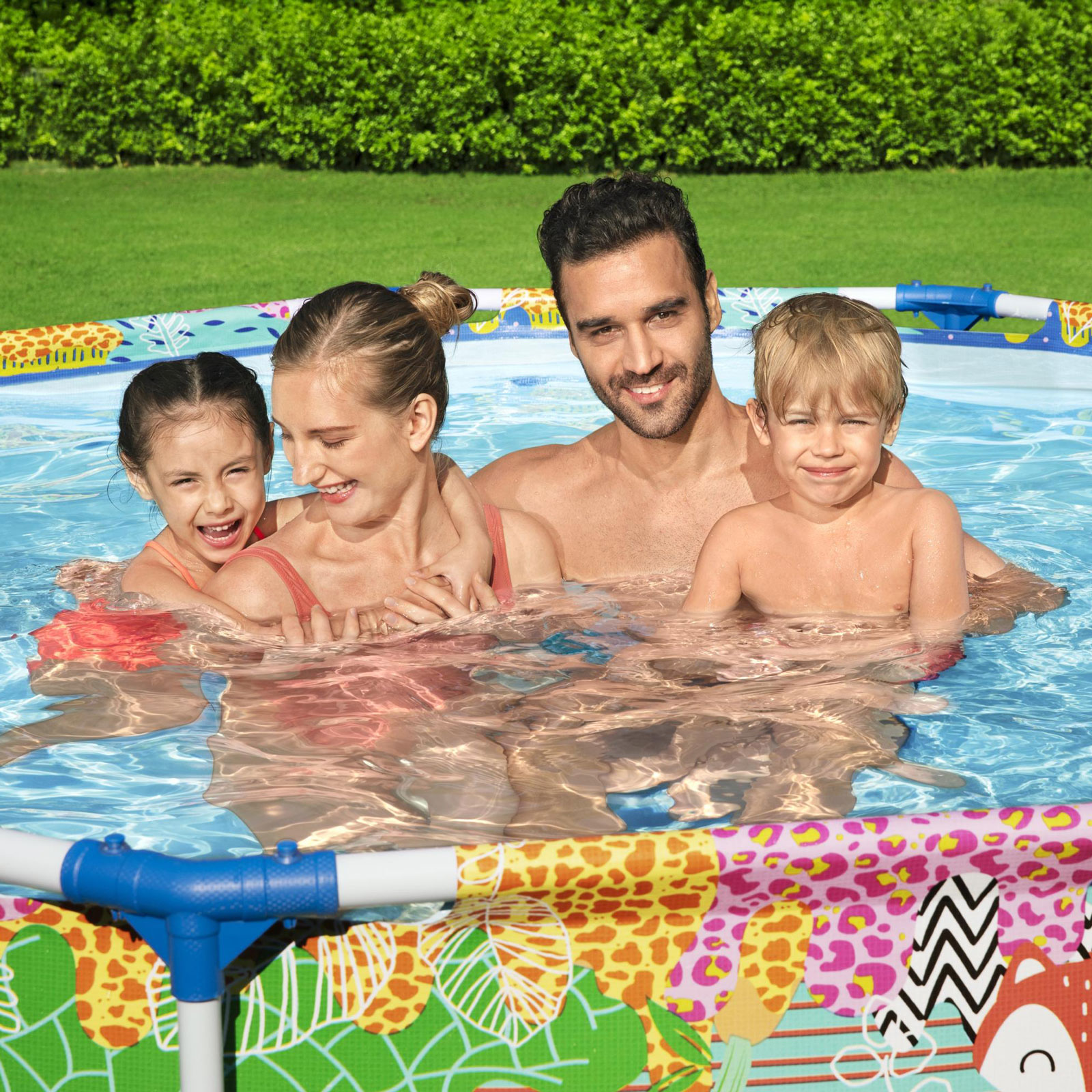 Piscina infantil tubular desmontável Bestway Steel Pro 274x66 cm