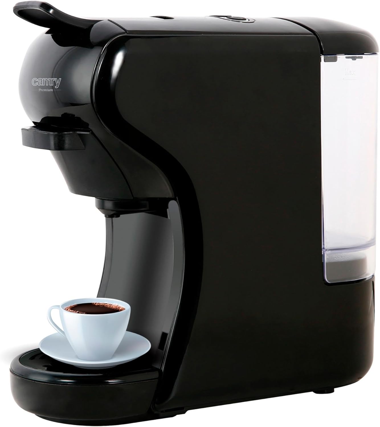 CAMRY Kapselkaffeemaschine CR 4414 mit 0,6L Wasserta 19 Padmaschine kompakt Bar - Espressomaschine 3000W Kompatibel mit Nespresso, Dolce Gusto, Lavazza & mehr - Einfache 3-Knopf-Bedienung