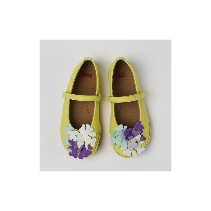 Camper Camper Ballerines Twins Jaune