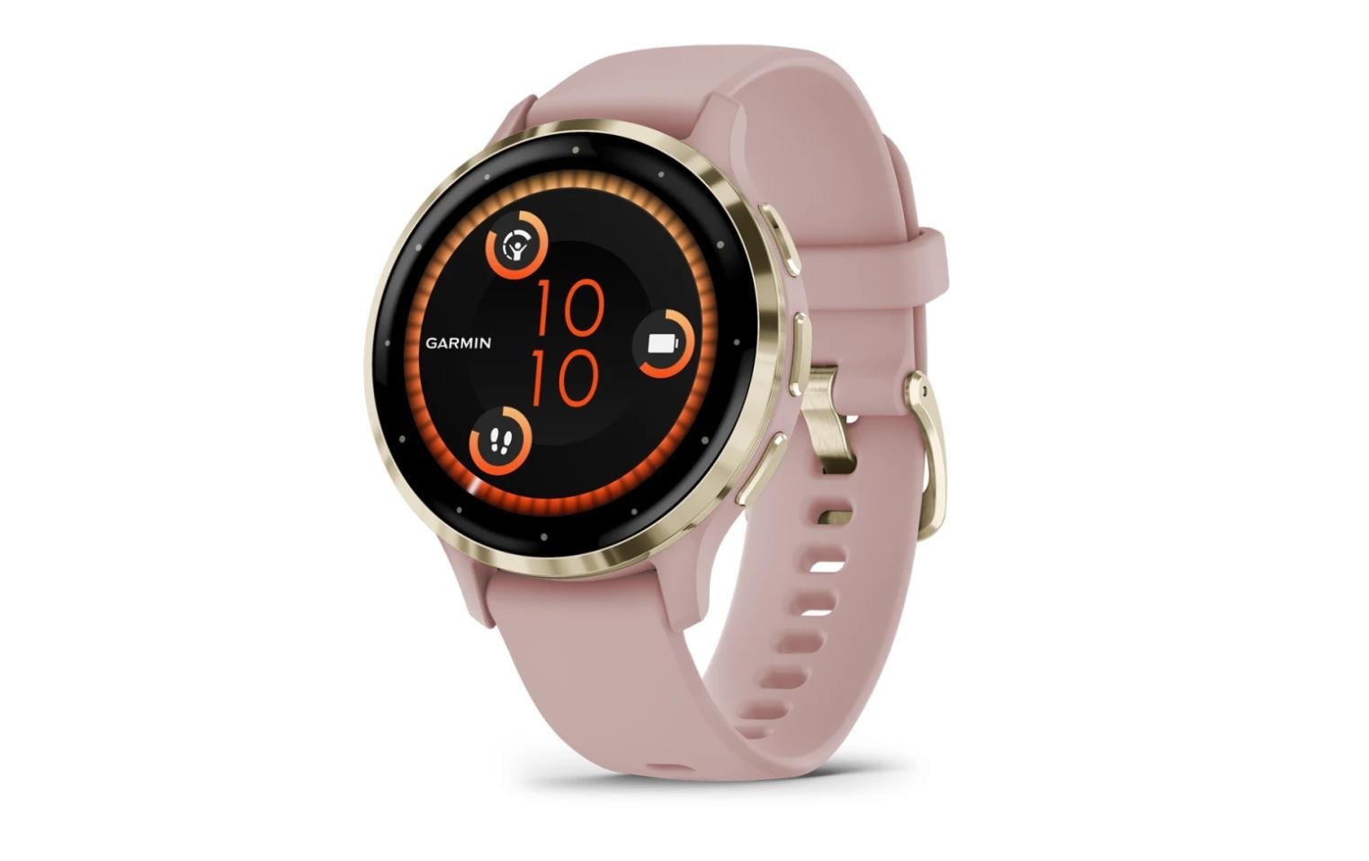 Garmin Sportuhr »Venu 3S Dust Rose / Softgold«
