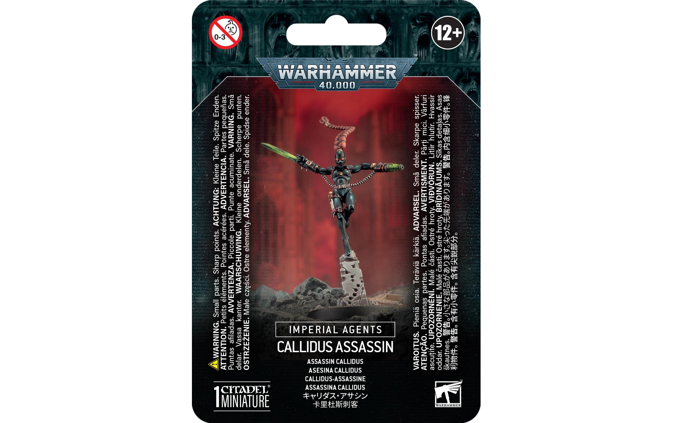 Figur Warhammer 40.000 Imperial Agents: Callidus-AssassineWarhammer 40.000 Imperial Agents: Callidus-Assassine Bausatz